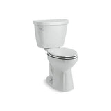 Kohler - Cimarron Two-piece elongated toilet, 1.28 gpf - Ice Grey
