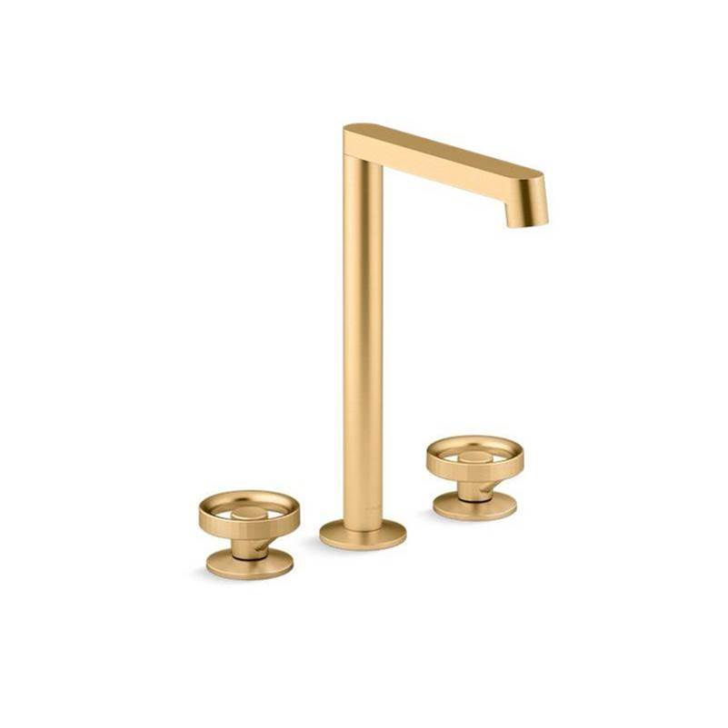 Kohler - Components Bathroom sink faucet spout with Row design, 1.2 gpm - Vibrant Brushed Moderne Brass