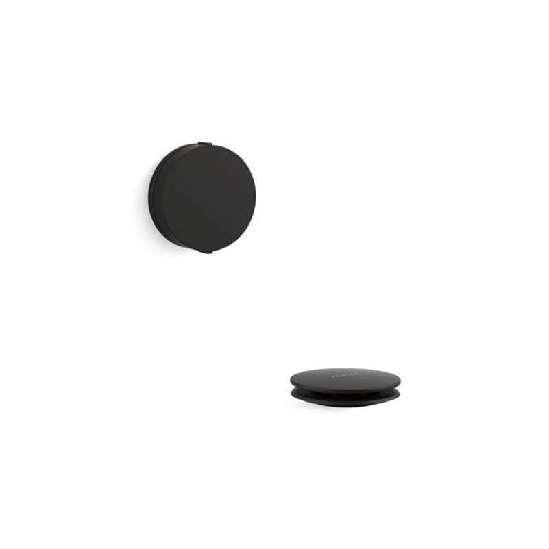 Kohler - PureFloE Rotary-turn bath drain trim - Matte Black