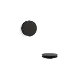 Kohler - PureFloE Rotary-turn bath drain trim - Matte Black