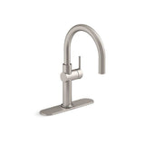 Kohler - Crue Single-handle bar sink faucet - Vibrant Stainless