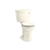Kohler - Cimarron Two-piece round-front toilet, 1.28 gpf - Biscuit