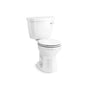 Kohler - Cimarron Two-piece round-front toilet, 1.28 gpf - White