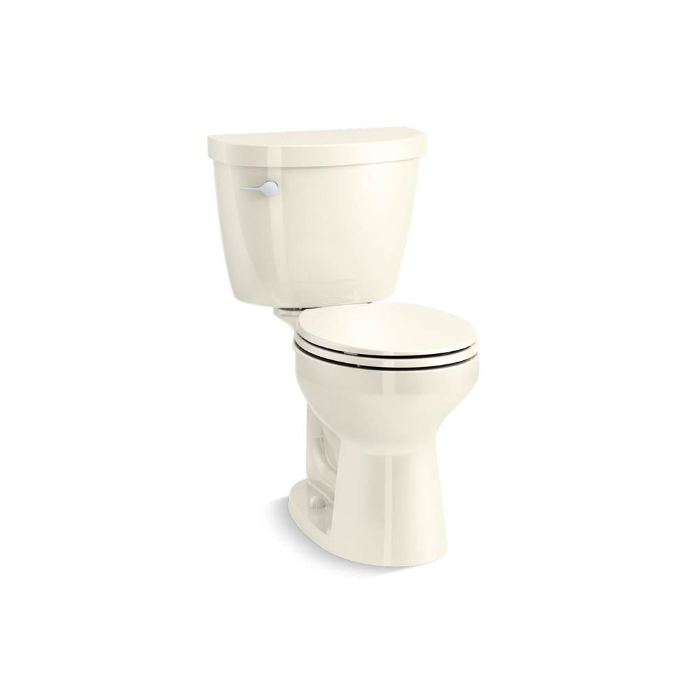 Kohler - Cimarron Two-piece round-front toilet, 1.6 gpf - Biscuit