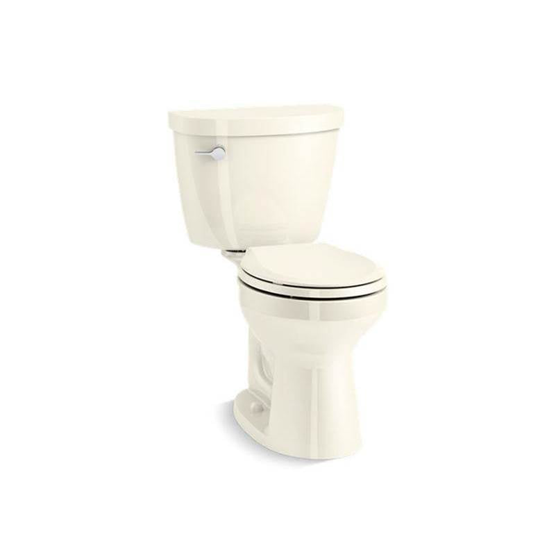 Kohler - Cimarron Two-piece round-front toilet, 1.28 gpf - Biscuit