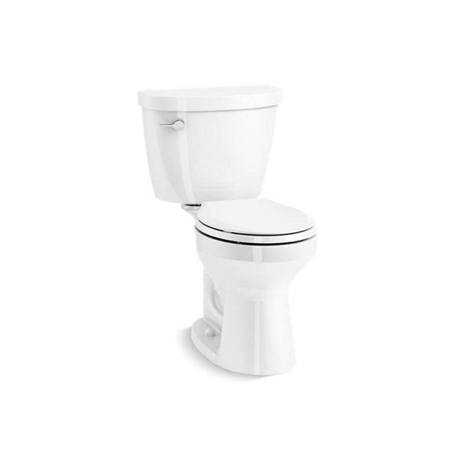Kohler - Cimarron Two-piece round-front toilet, 1.28 gpf - White