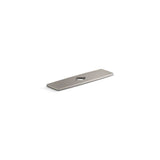 Kohler - Riff Three-hole kitchen faucet escutcheon - Vibrant Stainless