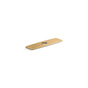 Kohler - Riff Three-hole kitchen faucet escutcheon - Vibrant Brushed Moderne Brass