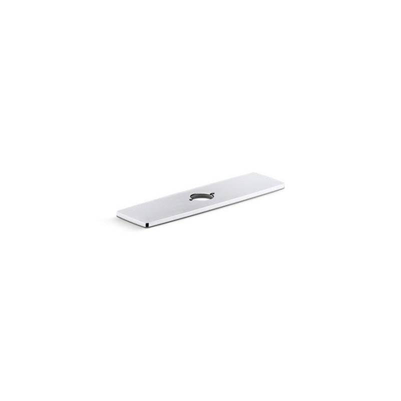 Kohler - Riff Three-hole kitchen faucet escutcheon - Polished Chrome