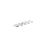 Kohler - Riff Three-hole kitchen faucet escutcheon - Polished Chrome