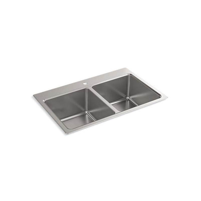 Kohler - Prologue 33'' top-/undermount double-bowl kitchen sink - Not Applicable