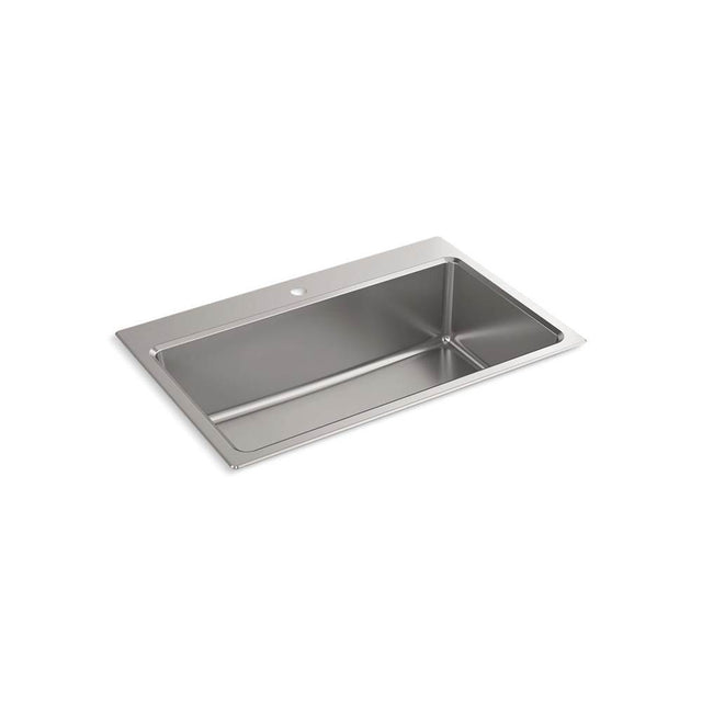 Kohler - 33in x 22in x9in Top-mount/Undermount Kitchen Sink - Stainless Steel