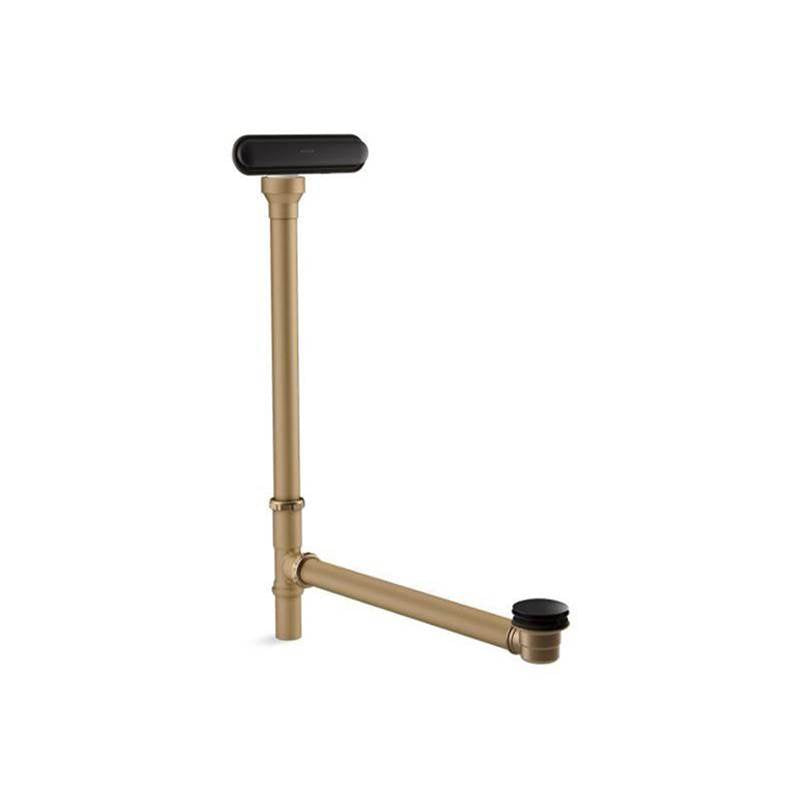 Kohler - Clearflo Slotted overflow brass bath drain - Matte Black