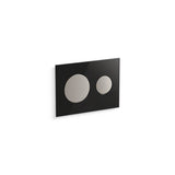 Kohler - Skim Dual-flush actuator plate for 2'' x 4'' in-wall tank and carrier system - Black