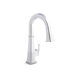 Kohler - Riff Touchless pull-down kitchen sink faucet with KOHLER KonnectE and three-function sprayhead - Polished Chrome
