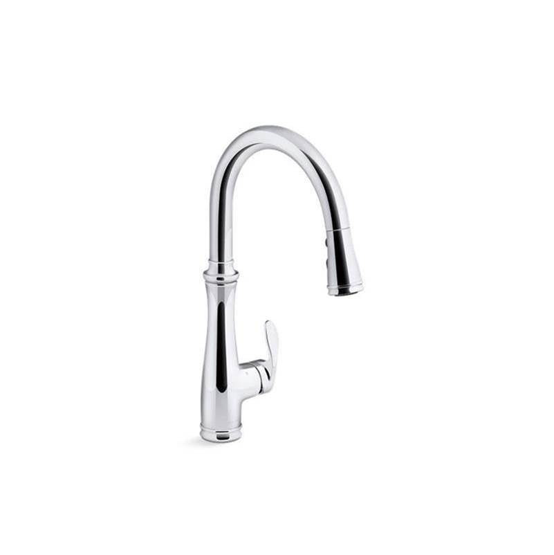 Kohler - Bellera Touchless pull-down kitchen sink faucet with three-function sprayhead - Polished Chrome