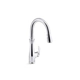 Kohler - Bellera Touchless pull-down kitchen sink faucet with three-function sprayhead - Polished Chrome