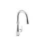 Kohler - Bellera Touchless pull-down kitchen sink faucet with three-function sprayhead - Polished Chrome