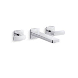 Kohler - Parallel Wall-mount bathroom sink faucet trim, 1.2 gpm - Polished Chrome