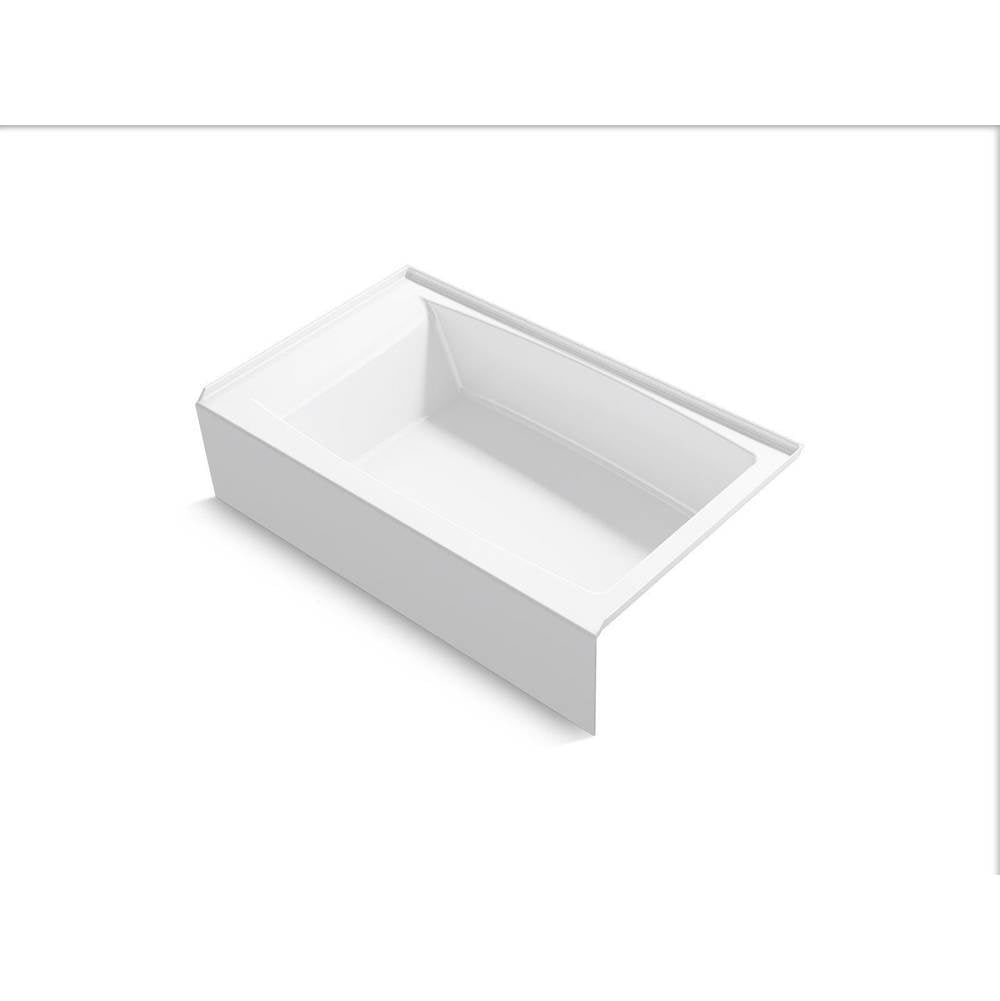 Kohler - Entity 60'' x 36'' alcove bath with right drain - White