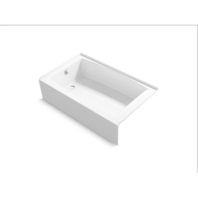 Kohler - Entity 60'' x 36'' alcove bath with left drain - White