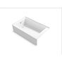 Kohler - Entity 60'' x 36'' alcove bath with left drain - White