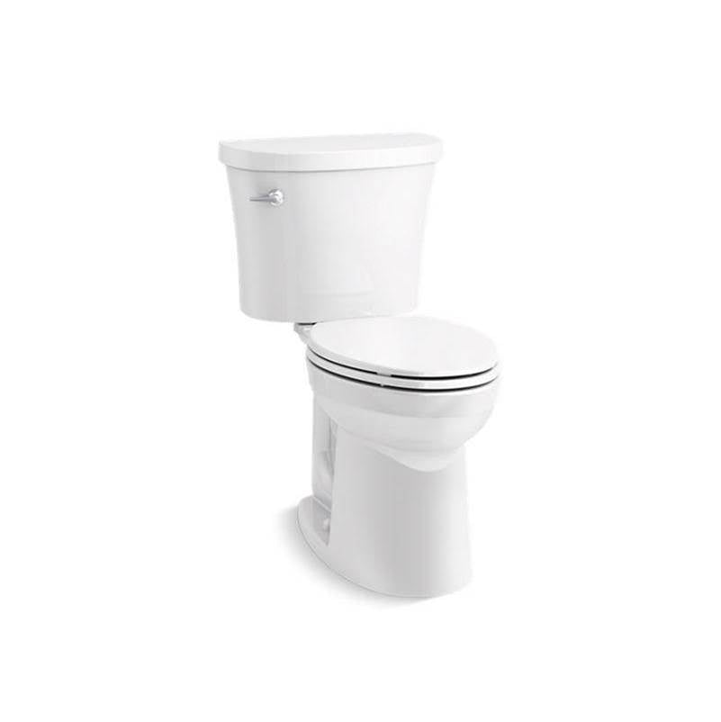 Kohler - KingstonE The Complete Solution two-piece elongated toilet, 1.28 gpf - White
