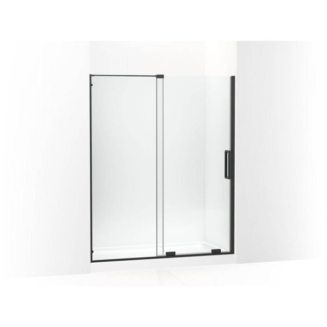 Kohler - Echelon Sliding shower door, 71-3/4'' H x 55-3/4 - 59-3/4'' W, with 5/16'' thick Crystal Clear glass - Matte Black
