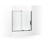 Kohler - Echelon Sliding bath door, 58-1/4'' H x 55-3/4 - 59-3/4'' W, with 5/16'' thick Crystal Clear glass - Matte Black