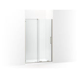 Kohler - Echelon Sliding shower door, 71-3/4'' H x 43-3/4 - 47-3/4'' W, with 5/16'' thick Crystal Clear glass - Anodized Brushed Nickel