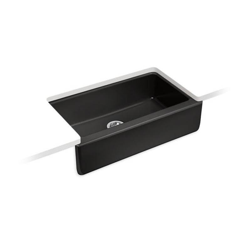 Kohler - Dickinson 33'' undermount single-bowl farmhouse kitchen sink - Black