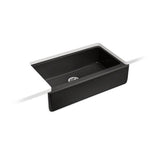 Kohler - Dickinson 33'' undermount single-bowl farmhouse kitchen sink - Black