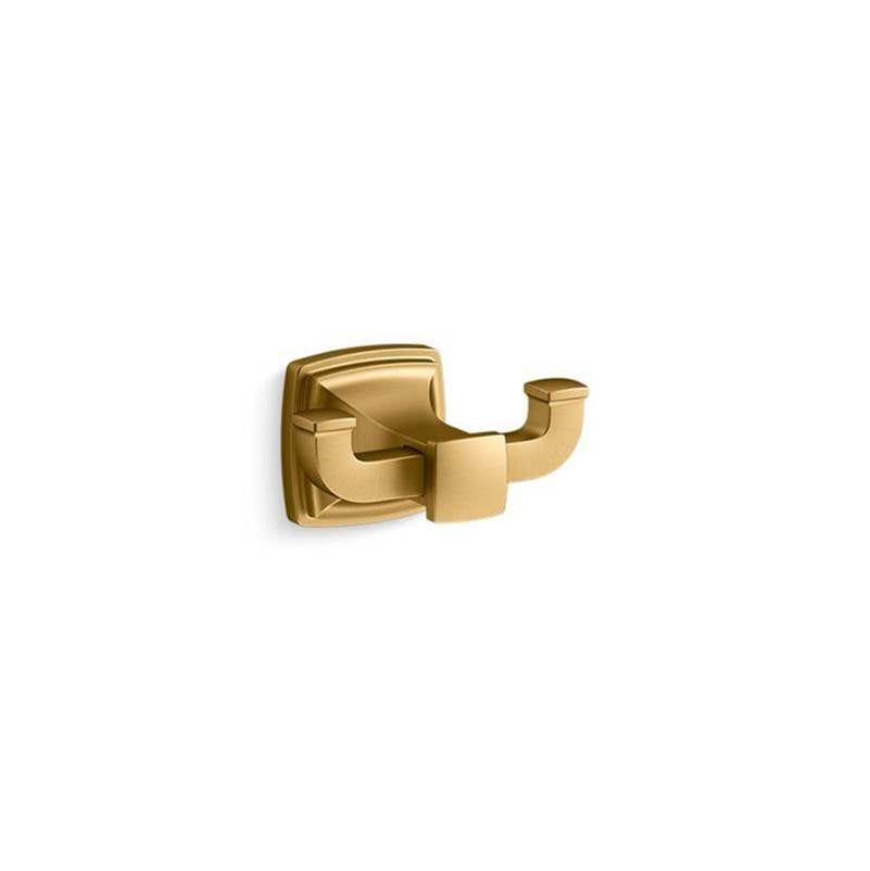 Kohler - Riff Double robe hook - Vibrant Brushed Moderne Brass