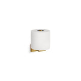 Kohler - Square Vertical toilet paper holder - Vibrant Brushed Moderne Brass