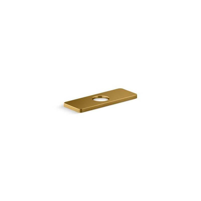Kohler - Parallel Escutcheon plate - Vibrant Brushed Moderne Brass