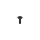 Kohler - Statement 3'' ceiling-mount single-function rainhead arm and flange - Matte Black