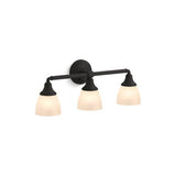 Kohler - Devonshire Three-light sconce - Matte Black