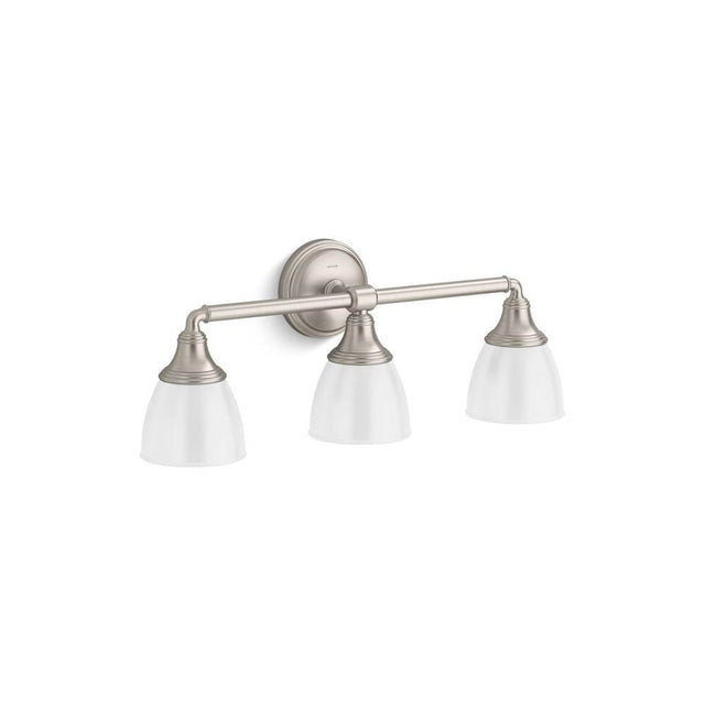 Kohler - Devonshire Three-light sconce - Brushed Nickel