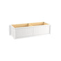 Kohler - Enivo 60'' wall-hung bathroom vanity cabinet - White