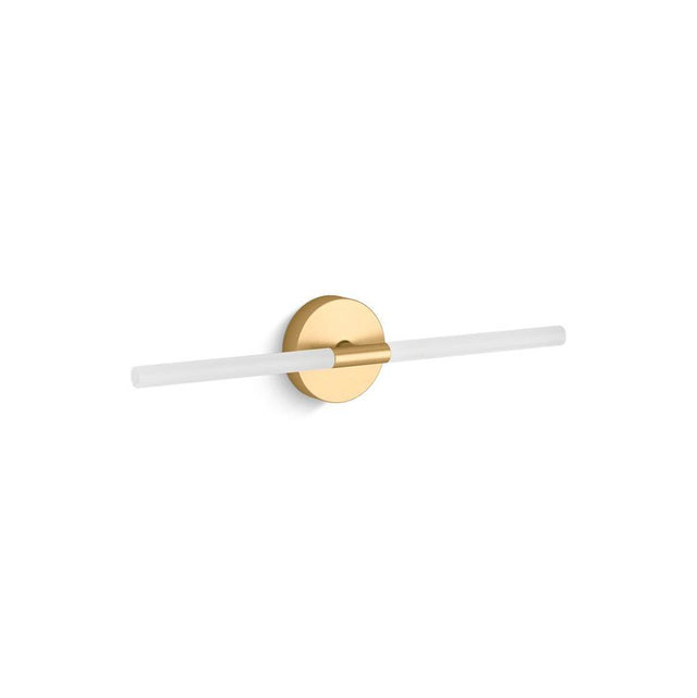 Kohler - ComponentsE Two-light LED sconce - Brushed Moderne Brass