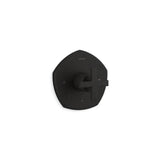 Kohler - Occasion MasterShower temperature control valve trim with cross handle - Matte Black