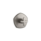 Kohler - Occasion MasterShower temperature control valve trim with cross handle - Vibrant Brushed Nickel