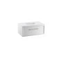 Kohler - Lodern 36'' wall-hung bathroom vanity cabinet with sink and quartz top - Linen White