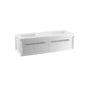 Kohler - Enivo 60'' wall-hung bathroom vanity cabinet with sinks and quartz top - White