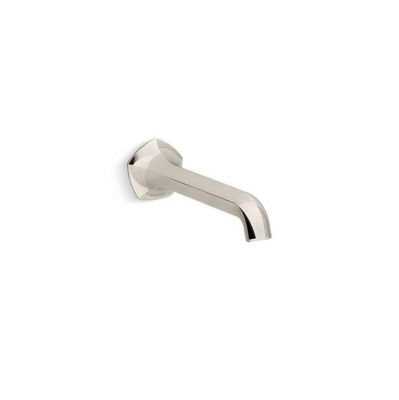Kohler - Occasion Wall-mount bathroom sink faucet spout with Straight design, 1.2 gpm - Vibrant Polished Nickel