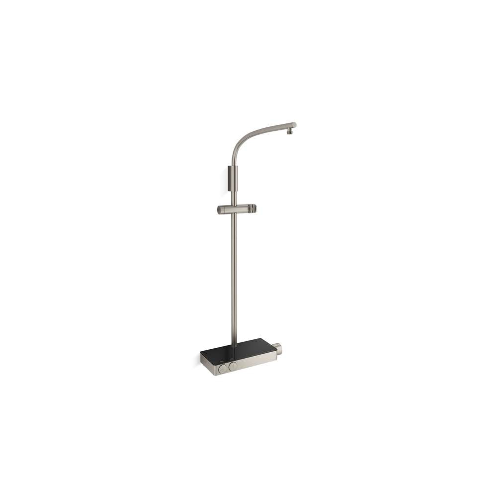 Kohler - Anthem Two-way exposed thermostatic valve with shower column for rainhead and handshower - Vibrant Brushed Nickel