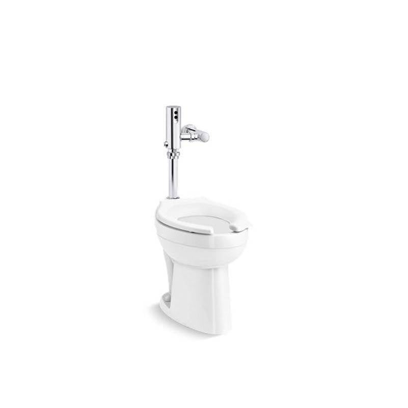 Kohler - HighcliffE Ultra Antimicrobial toilet with Mach Tripoint touchless DC 1.0 gpf flushometer
