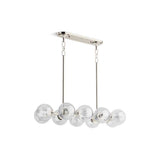 Kohler - BelleraE 38'' linear chandelier - Polished Nickel