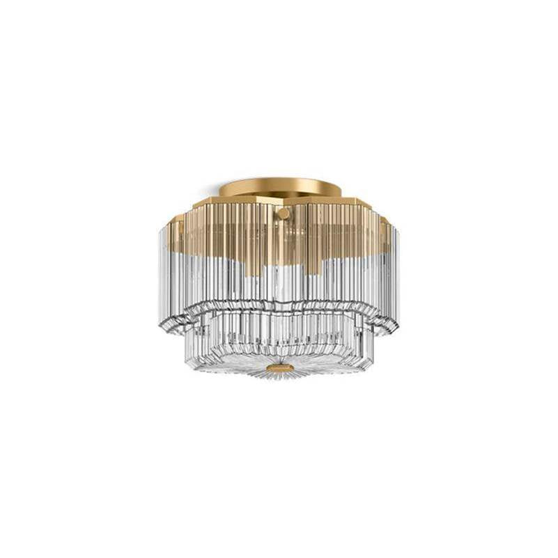 Kohler - Occasion 15'' flush-mount - Brushed Moderne Brass