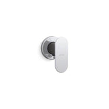 Kohler - Statement Wall-mount wand handshower holder with supply elbow and check valve - Polished Chrome